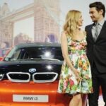 Londra, Sienna Miller e James Franco festeggiano la prima mondiale dell’elettrica BMW i3.