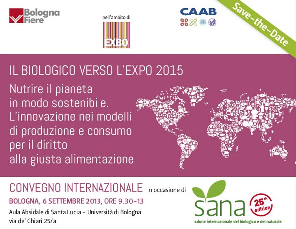 6 settembre, convegno a Bologna: Il biologico verso l’Expo 2015