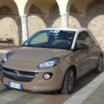 La Opel Adam in dotazione a Easy Driver all'8° Ecorally San Marino Città del Vaticano