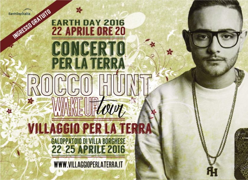 Rocco Hunt in concerto per la terra